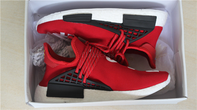human race red adidas